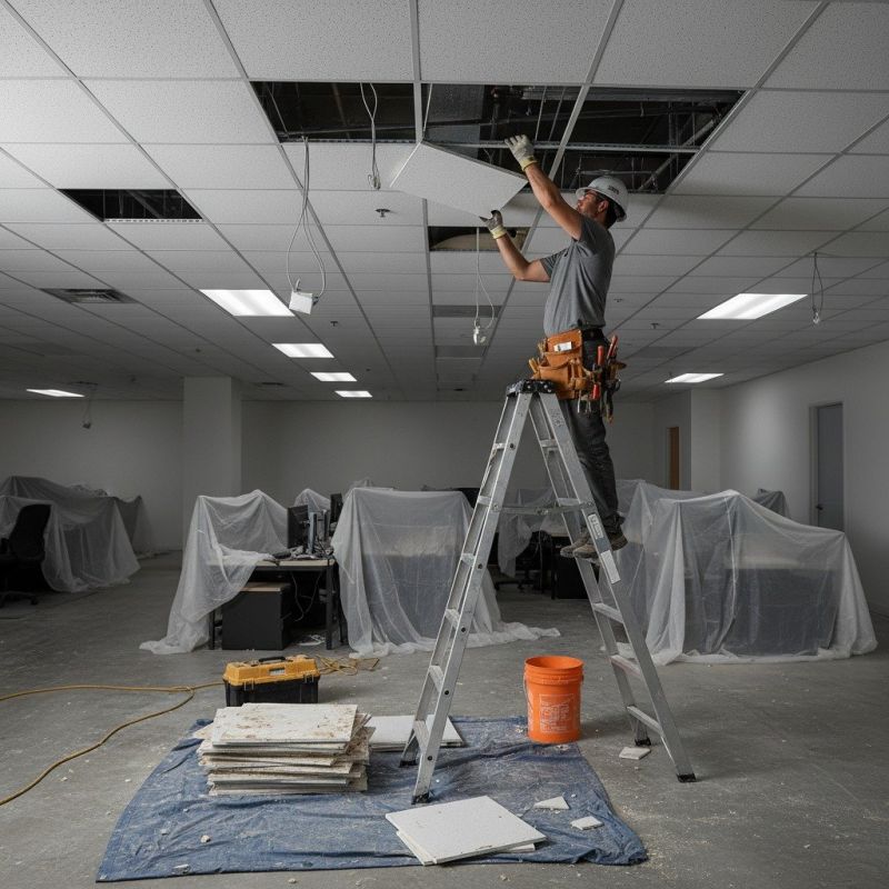 Office Ceiling Installation detail